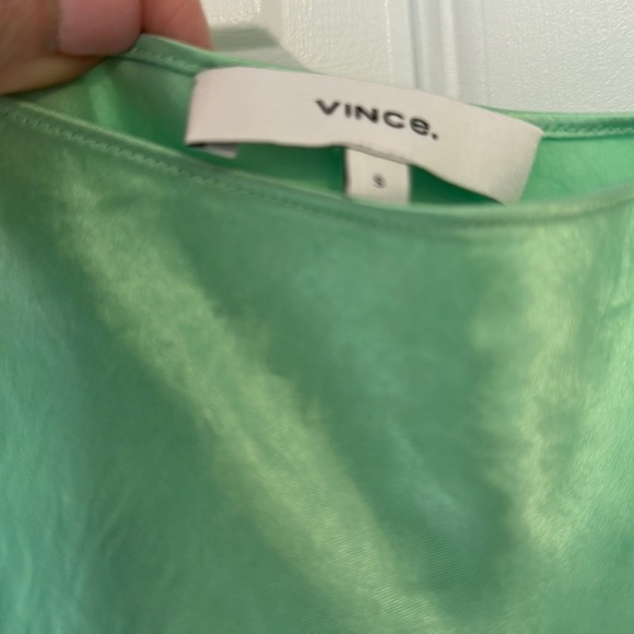 Vince slip midi dress bright green - Picture 7 of 9